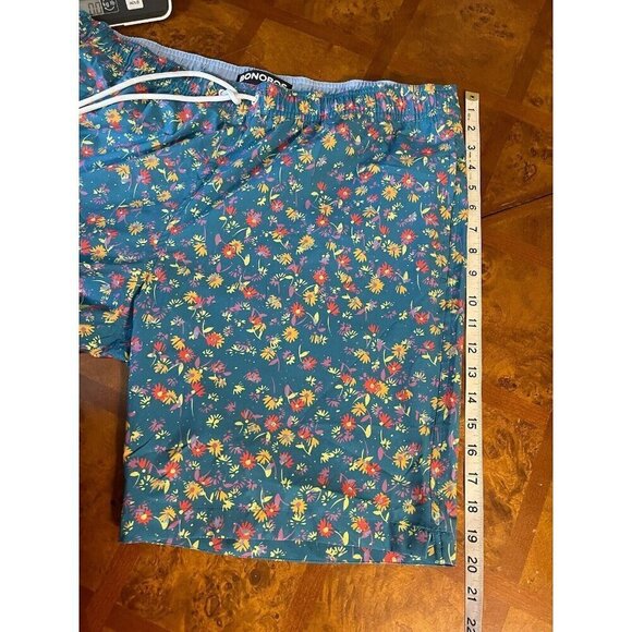 Bonobos Riviera Recycled Swim Trunks Men's Shorts Floral Storm Printed Size XL - Picture 4 of 7